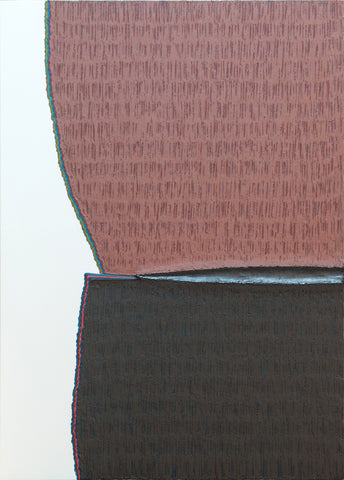 Interstice-Pile up & Rub (3-06), SOONIK KWON, 2026Mixed media on canvas90.9 × 65.1 cm
