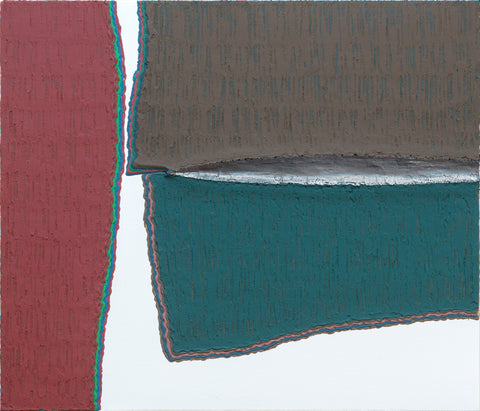Interstice-Pile up & Rub (7-07), SOONIK KWON, 2026Mixed media on canvas53.0 × 45.5 cm