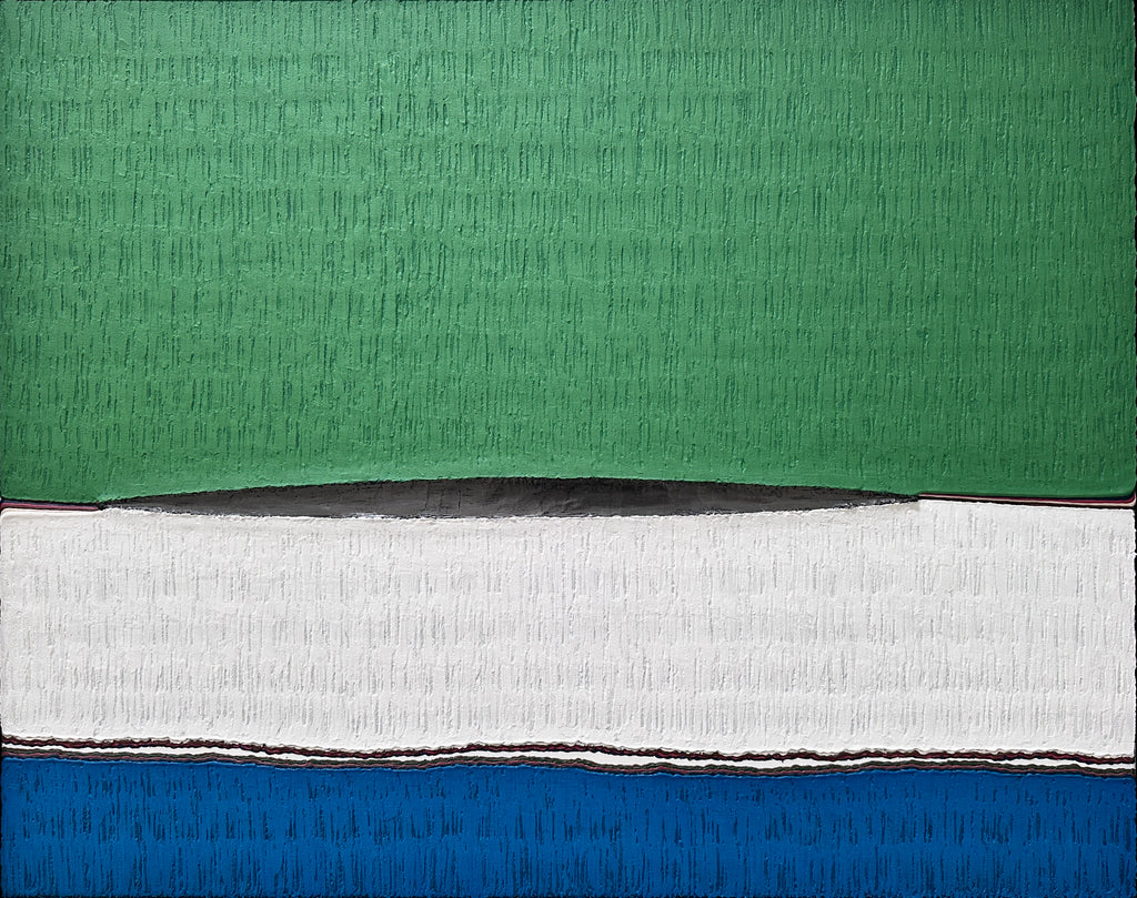 Interstice-Pile up & Rub (5-04), SOONIK KWON, 2026Mixed media on canvas90.9 × 72.7 cm