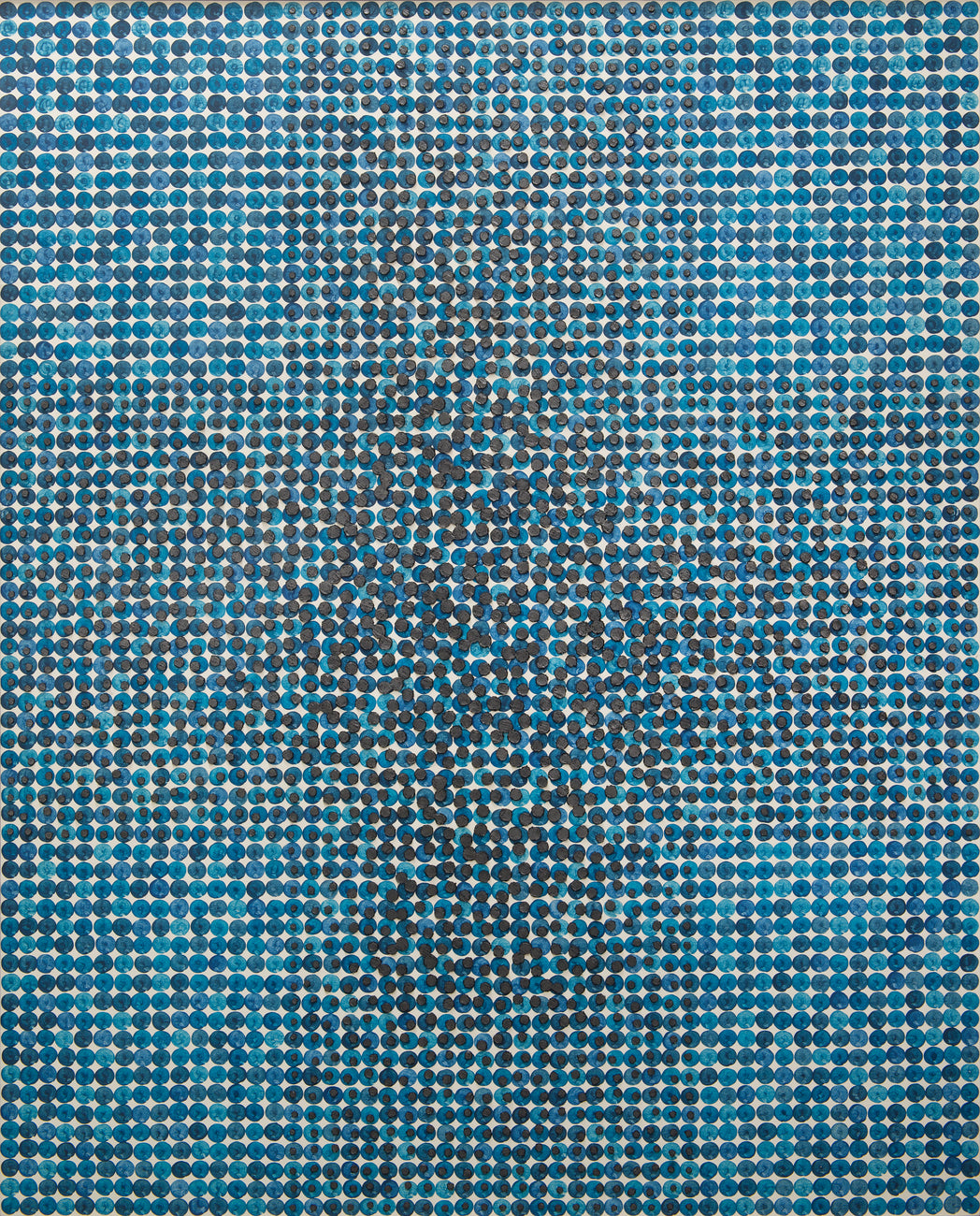 Pile up & Rub - Feeling (11-01), SOONIK KWON, 2021Mixed media on canvas, frame162.2 × 130.3 cm