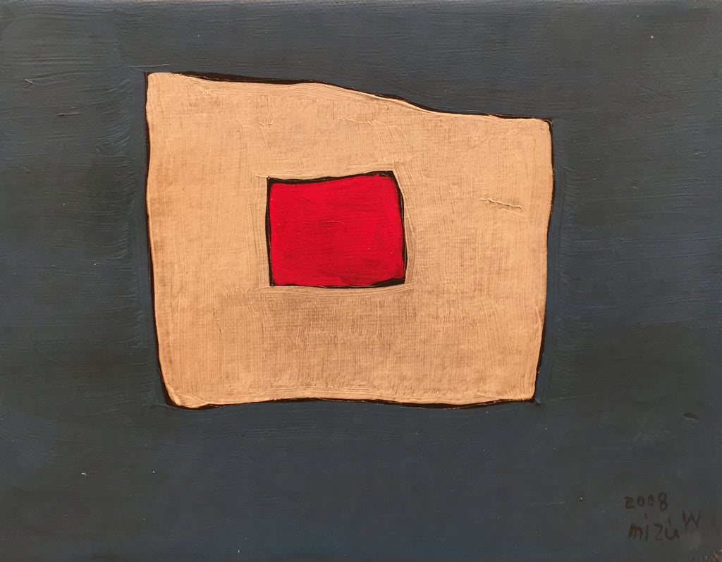 W (5/20), TETSUO MIZÙ, 2008Oil on canvas14.0 × 18.0cm