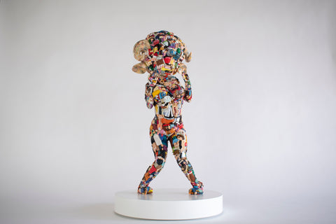 3017g, three, 2022Stainless, Wood, PVC34.0 × 34.0 × 58.0 cm