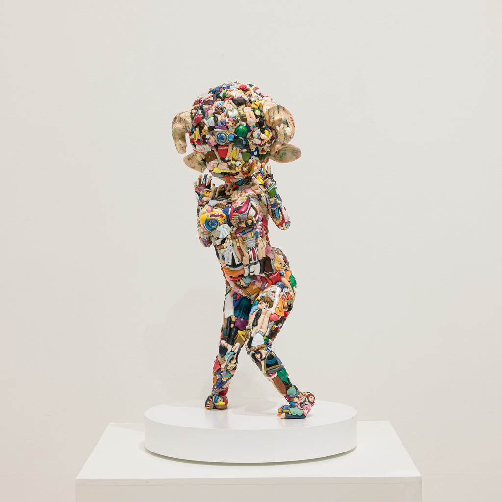 3017g, three, 2022Stainless, Wood, PVC34.0 × 34.0 × 58.0 cm