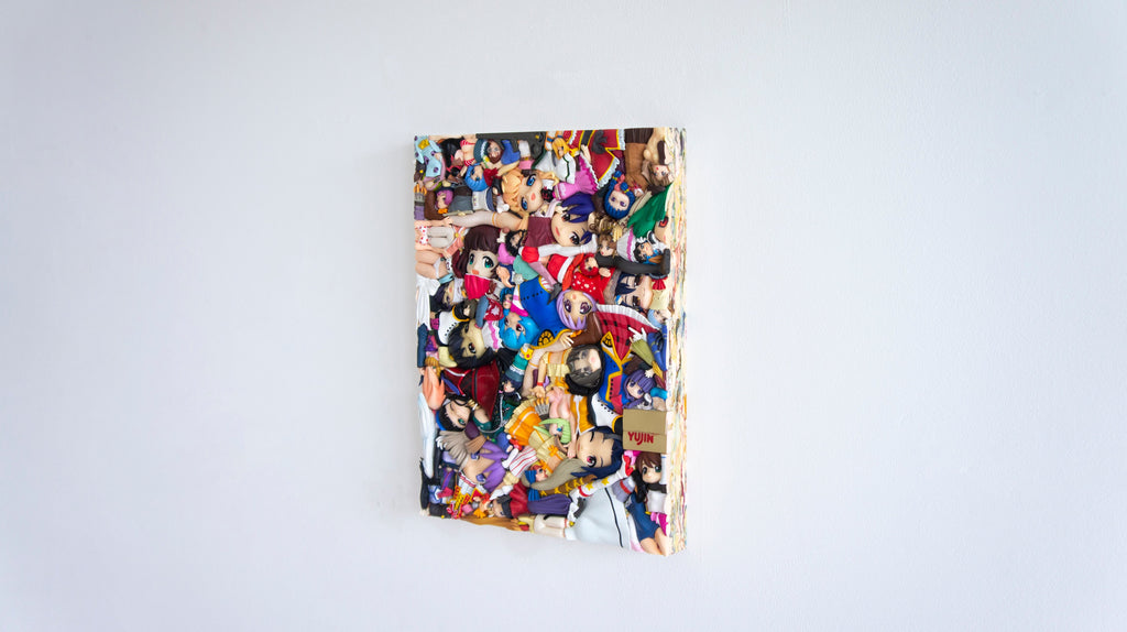 1088g, three, 2019Figure, Aluminum, PVC, Wood21.5 × 2.8. × 28.1 cm