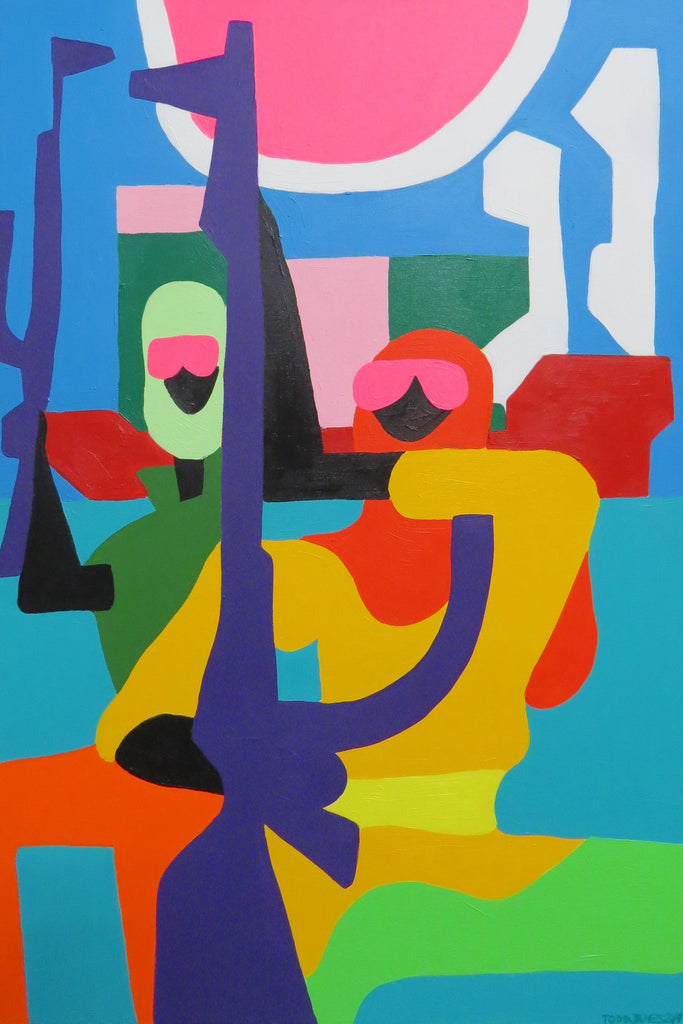2 Pirates, TODD JAMES, 2014Acrylic on canvas91.5 × 61.0 cm