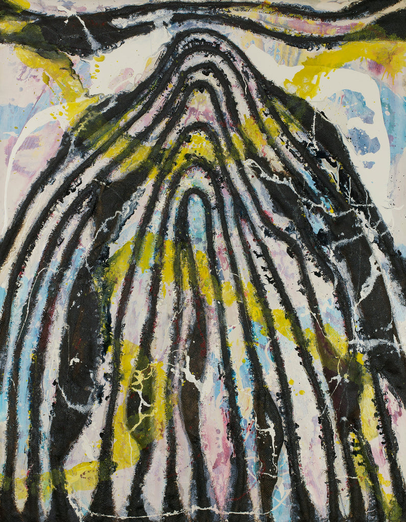 Work 140644, TSUYOSHI MAEKAWA, 2014Burlap, Oil on canvas145.5 × 112.0 cm