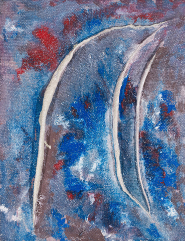 Untitled 141250, TSUYOSHI MAEKAWA, 2014Mineral pigments, UV resin on canvas43.0 × 33.8 cm