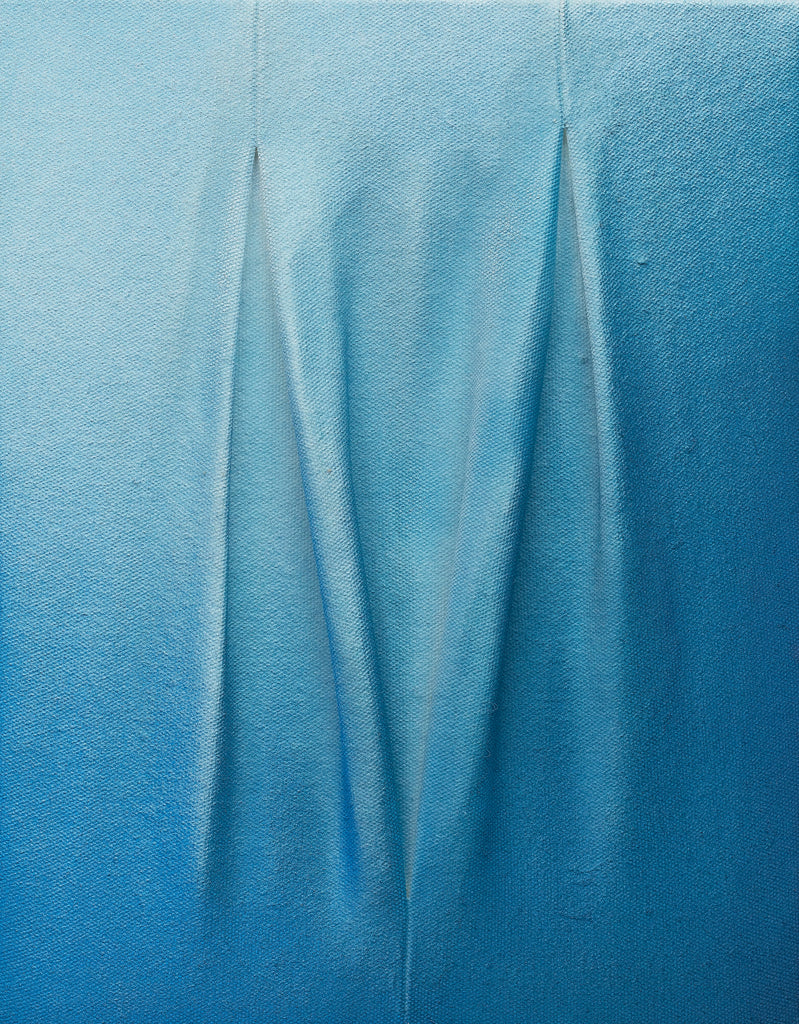 Untitled 170129, TSUYOSHI MAEKAWA, 2017Acrylic, Printed washi paper, Resin, Mineral pigments on canvas41.0 × 32.0 cm