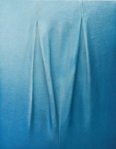 Untitled 170129, TSUYOSHI MAEKAWA, 2017Acrylic, Printed washi paper, Resin, Mineral pigments on canvas41.0 × 32.0 cm