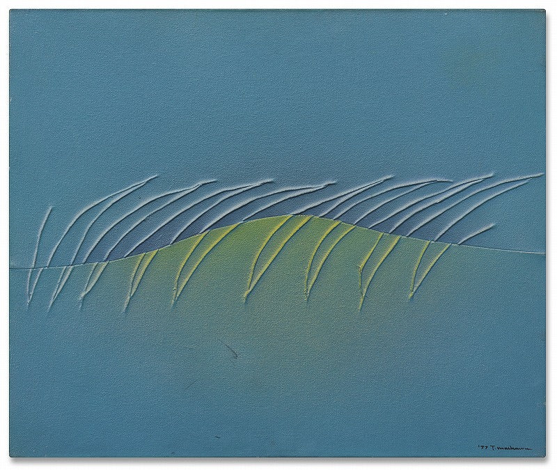Work, TSUYOSHI MAEKAWA, 1977Oil, Cotton cloth on panel27.5 × 45.5 cm