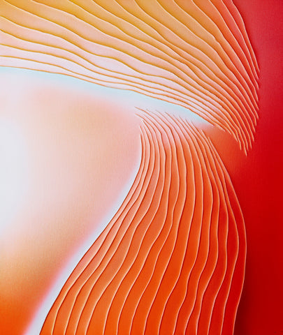 Untitled 080109, TSUYOSHI MAEKAWA, 2008Acrylic, Sewing on cotton cloth72.7 × 60.6 cm