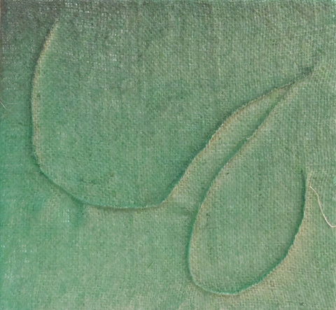 Untitled 2002009, TSUYOSHI MAEKAWA, 2020Acrylic, Sew on burlap27.5 × 27.5 cm