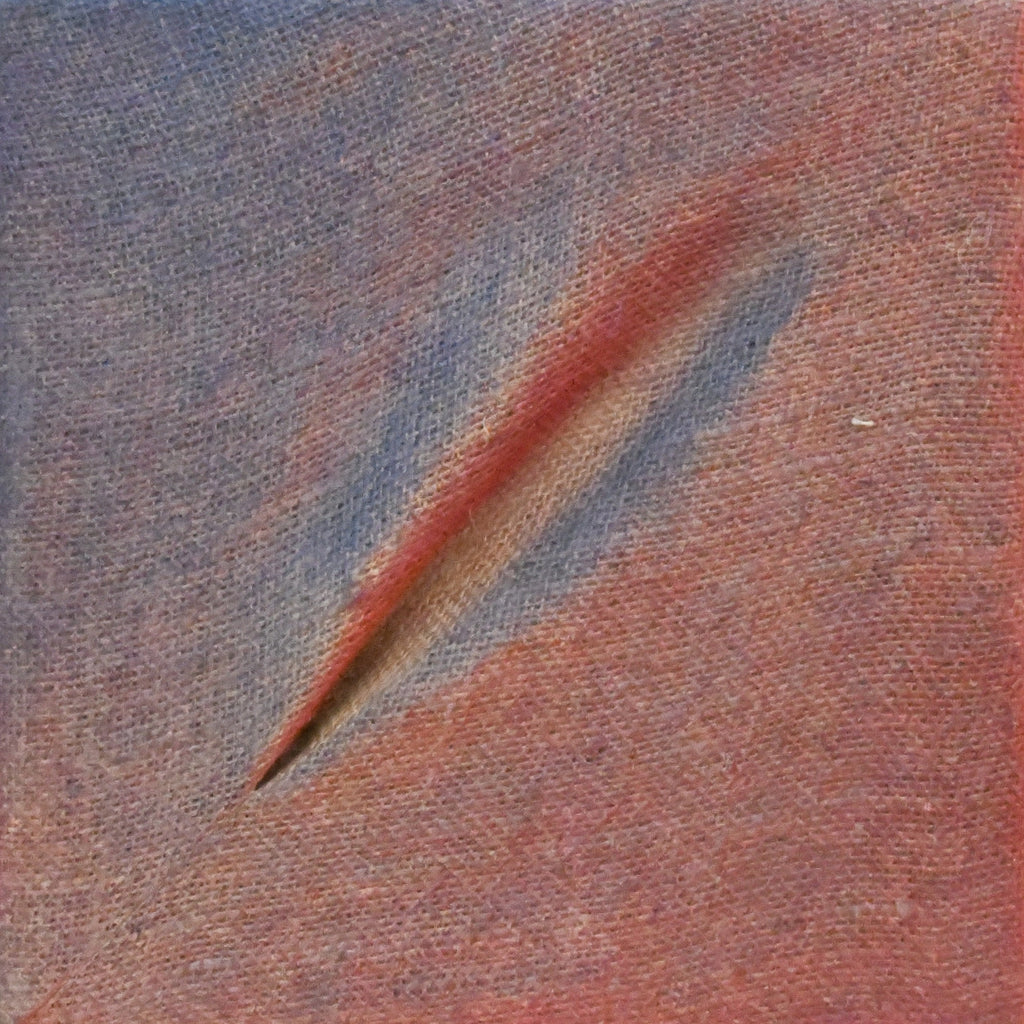 Untitled 2002010, TSUYOSHI MAEKAWA, 2020Acrylic, Sew on burlap27.5 × 27.5 cm