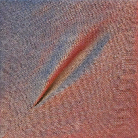 Untitled 2002010, TSUYOSHI MAEKAWA, 2020Acrylic, Sew on burlap27.5 × 27.5 cm