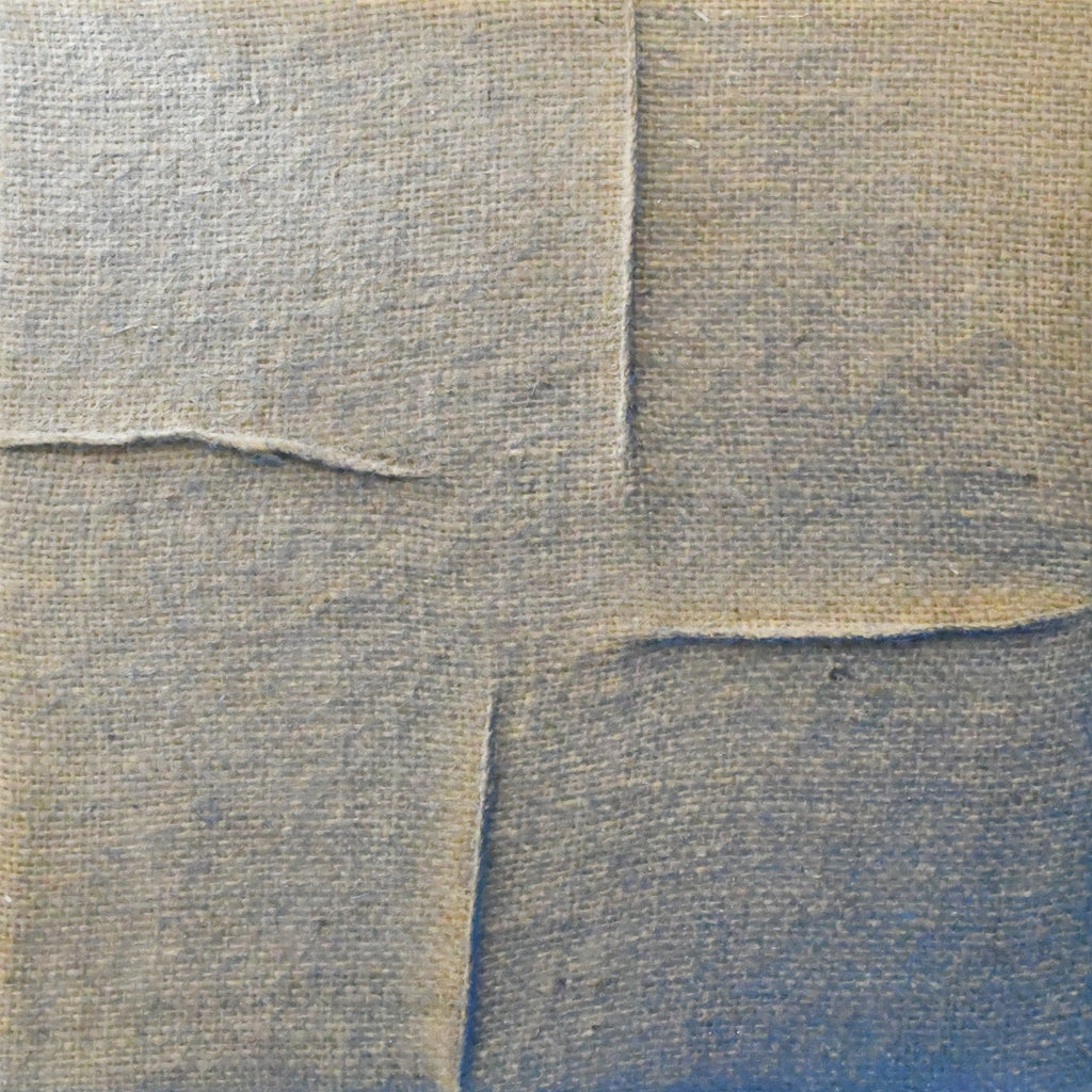 Untitled 2002017, TSUYOSHI MAEKAWA, 2020Acrylic, Sew on burlap27.5 × 27.5 cm