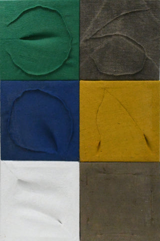 Untitled, TSUYOSHI MAEKAWA, 2020Acrylic, Sew on burlap120.0 × 80.0 cm