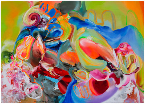 A Labyrinth of Refracted Light, WU SHUANG, 2024Acrylic on canvas50.0 × 70.0 cm