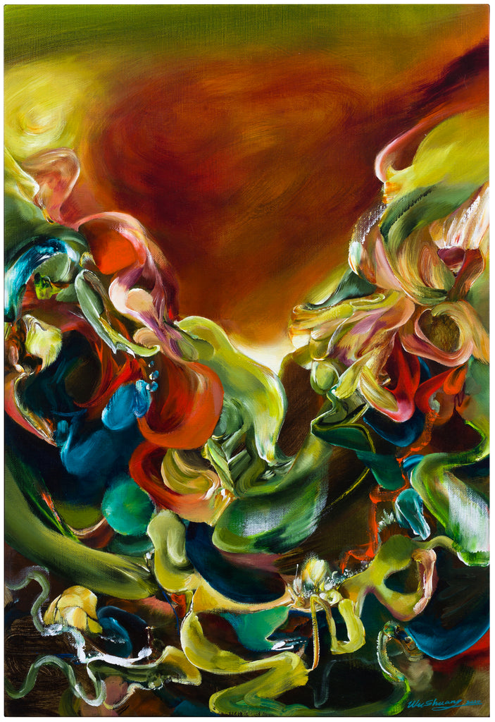 Inner Voice, WU SHUANG, 2024Acrylic on canvas63.0 × 43.0 cm