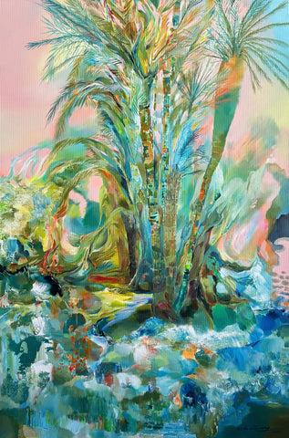 Roots of Generosity, WU SHUANG, 2025Acrylic on canvas90.0 × 60.0 cm