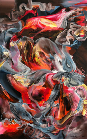 Powerful Soul, WU SHUANG, 2025Acrylic on canvas80.0 × 50.0 cm