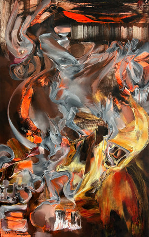 Strong Heart, WU SHUANG, 2025Acrylic on canvas80.0 × 50.0 cm