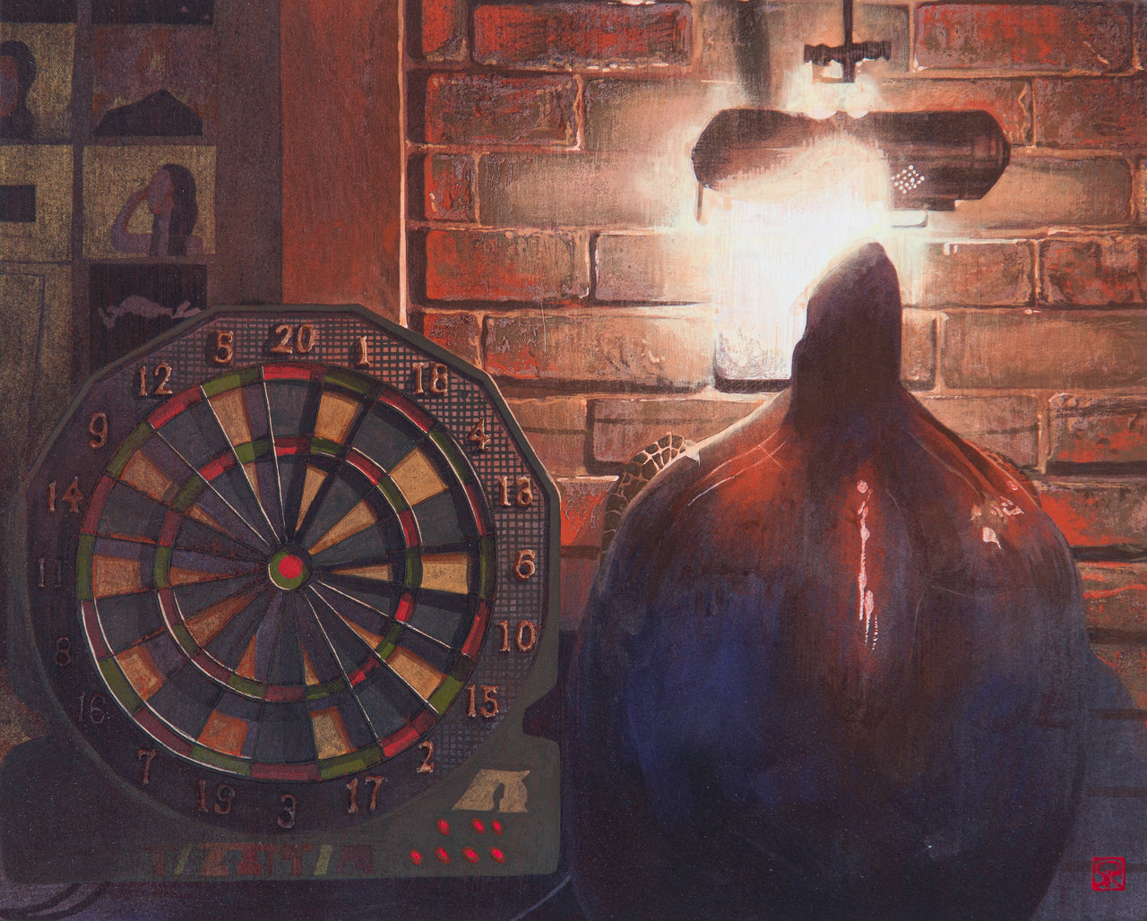 aquarium <turtle & dartboard>
