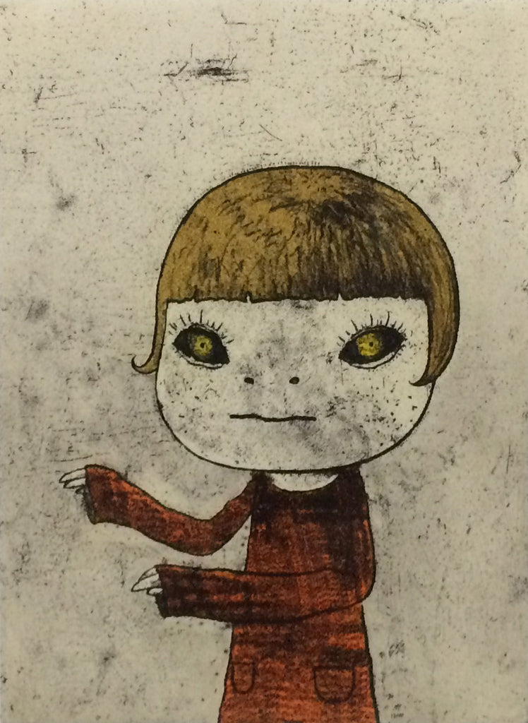 Night Walker, YOSHITOMO NARA, 2002Etching, Aquatint, Drypoint on paper30.5 × 22.3 cmEdition of 35