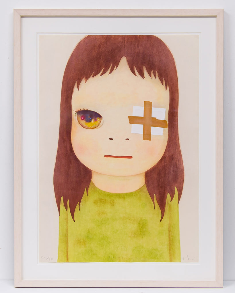 Untitled, YOSHITOMO NARA, 2012Woodcut, Collage68.5 × 48.2 cmEdition of 50