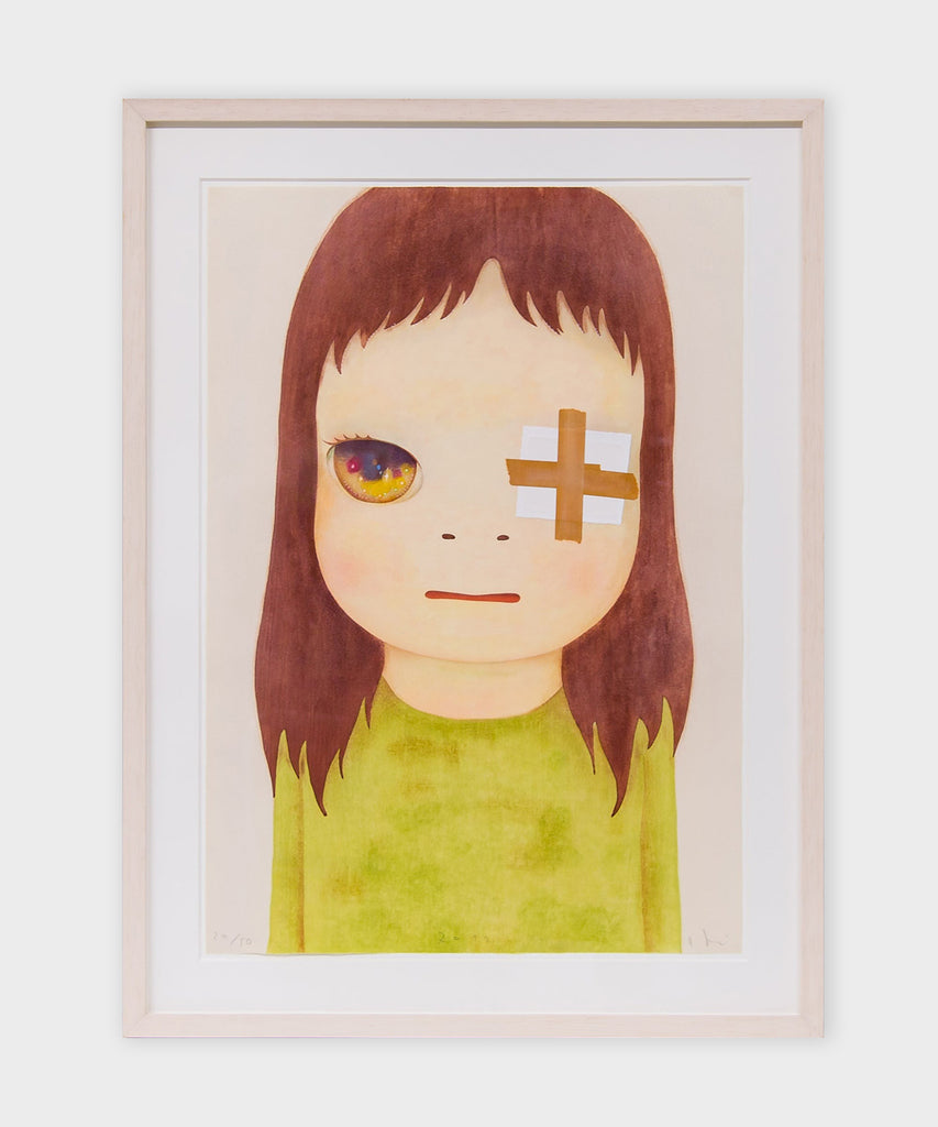 Untitled, YOSHITOMO NARA, 2012Woodcut, Collage68.5 × 48.2 cmEdition of 50