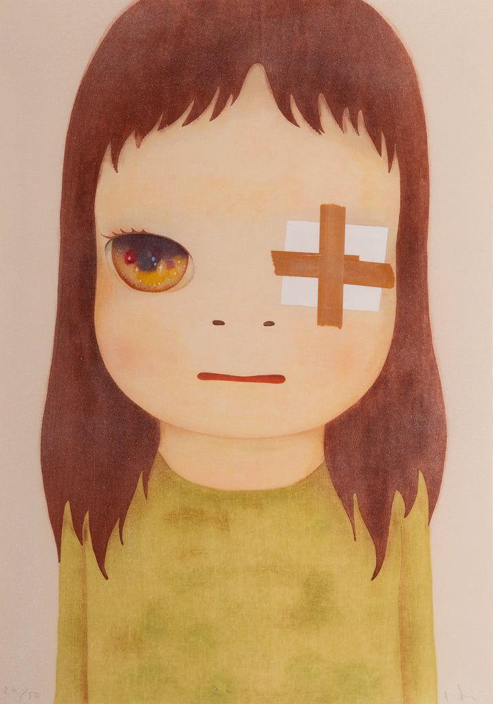 Untitled, YOSHITOMO NARA, 2012Woodcut, Collage68.5 × 48.2 cmEdition of 50