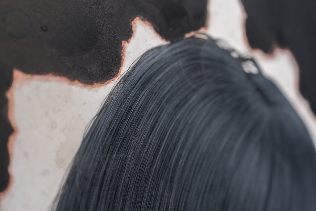 Sign, YU KAWASHIMA, 2024Ink, Mineral pigments on hemp paper72.7 × 53.0 cm