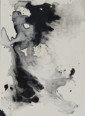 Mu (2), YU KAWASHIMA, 2025Mineral pigments, Ink on hemp paper33.3 × 24.2 cm