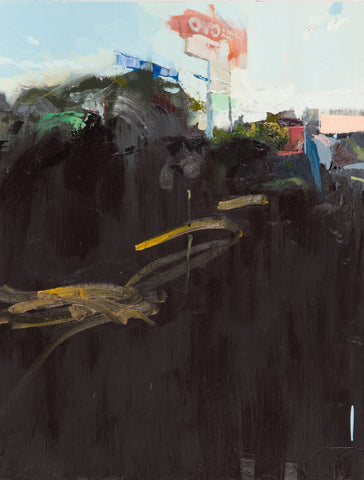 somewhere in Manila, YUDAI TAKEUCHI, 2023Oil on canvas65.2 × 50.0 cm