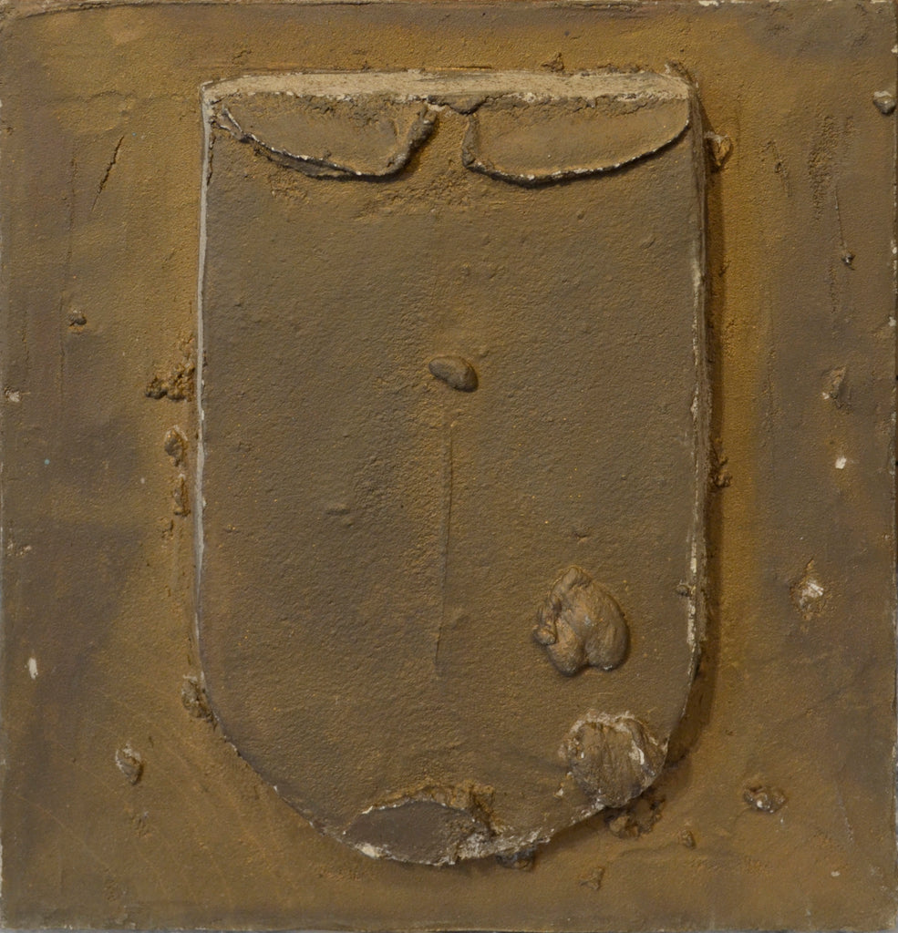 Untitled, YUKIHISA ISOBE, UndatedPlaster on board26.0 × 25.0 cm