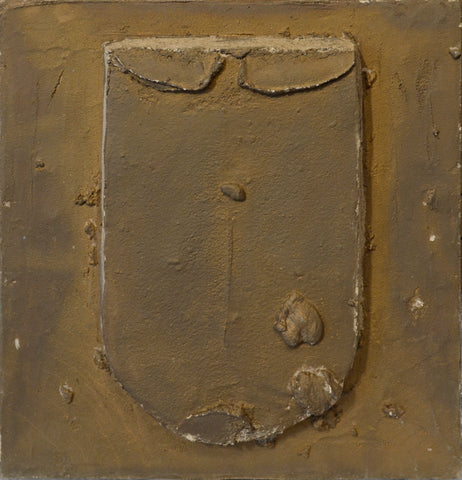 Untitled, YUKIHISA ISOBE, UndatedPlaster on board26.0 × 25.0 cm