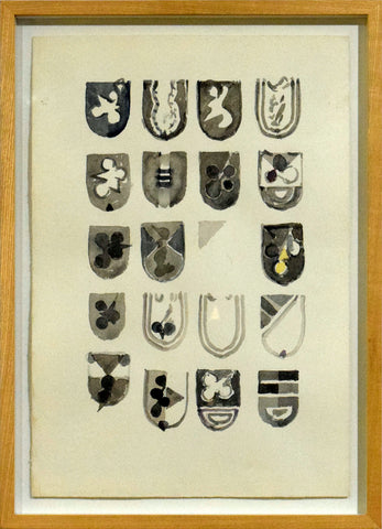 WORK 22, YUKIHISA ISOBE, 1964Watercolor on paper45.0 × 32.5 cm