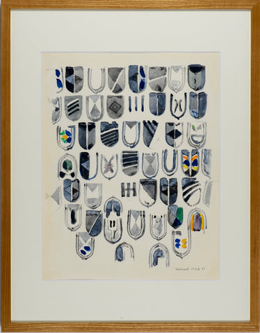 Work 65, YUKIHISA ISOBE, 1965Drawing on paper33.0 x 22.0 cm