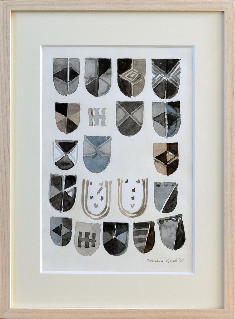 WORK '65, YUKIHISA ISOBE, 1965Watercolor on paper32.0 × 21.5 cm