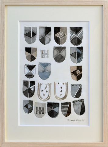 WORK '65, YUKIHISA ISOBE, 1965Watercolor on paper32.0 × 21.5 cm