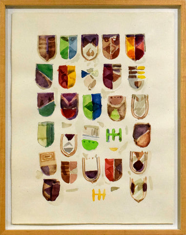 WORK 2, YUKIHISA ISOBE, 1964Watercolor on paper57.0 x 45.0 cm