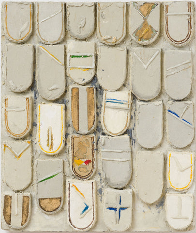 WORK '64, YUKIHISA ISOBE, 1964Oil and plaster on board47.0 × 39.0 cm