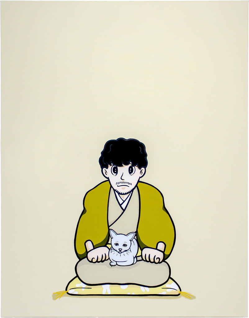 Self-portrait/2023, YUYA HASHIZUME, 2023Acrylic on canvas116.7 × 91.0 cm