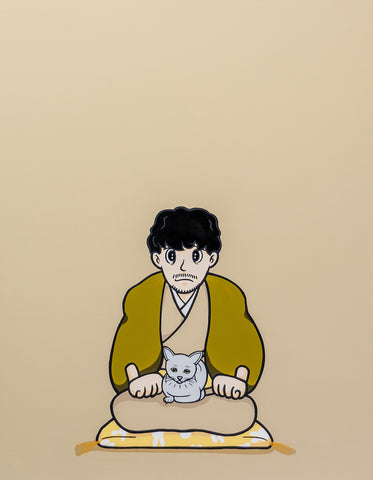 Self-portrait/2023, YUYA HASHIZUME, 2023Acrylic on canvas116.7 × 91.0 cm
