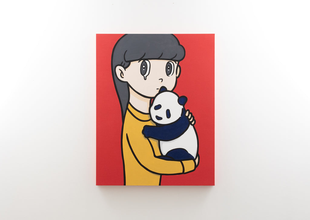 eyewater animal ver.Panda_2024 Macau 02, YUYA HASHIZUME, 2024Acrylic on canvas116.7 × 91.0 cm