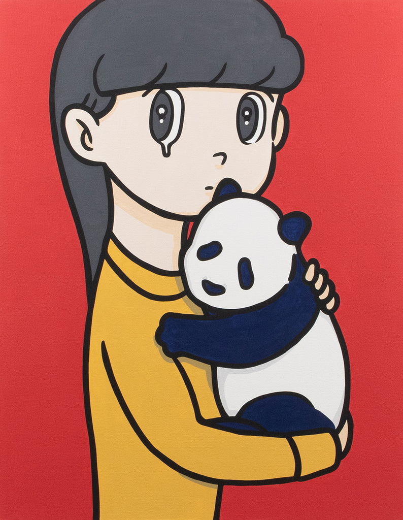 eyewater animal ver.Panda_2024 Macau 02, YUYA HASHIZUME, 2024Acrylic on canvas116.7 × 91.0 cm
