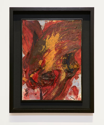 YOU (#124), KAZUO SHIRAGA, 1992Oil on canvas45.8 × 33.5cm