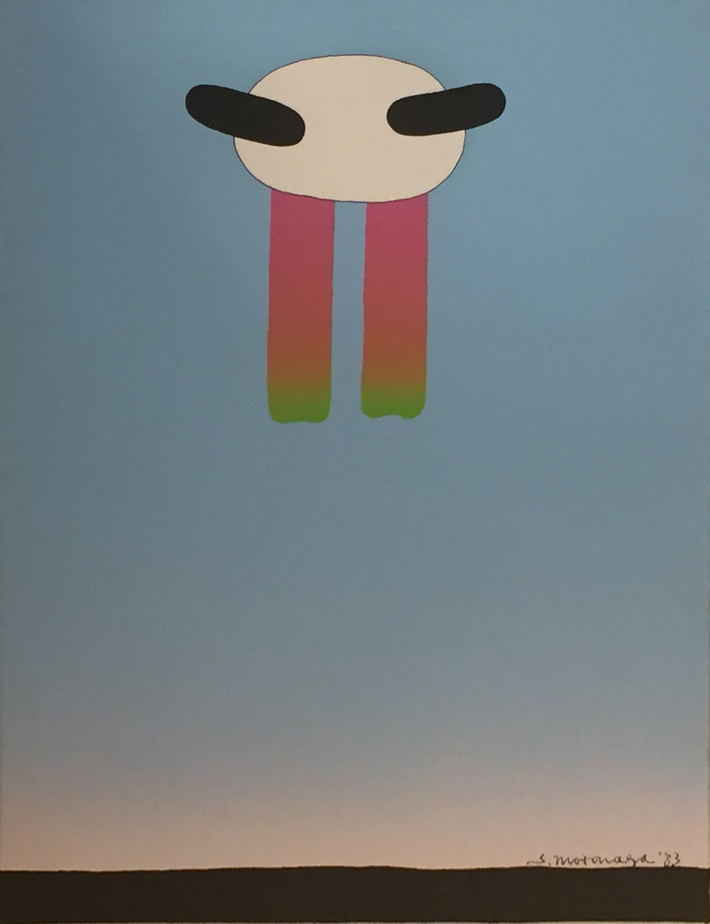 Work #F(81)-83, SADAMASA MOTONAGA, 1983Acrylic on canvas41.0 × 31.5cm
