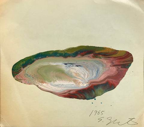 Untitled SHIM-127, SHOZO SHIMAMOTO, 1965Sheet, Paper, Mixed media24.3 × 27.6cm