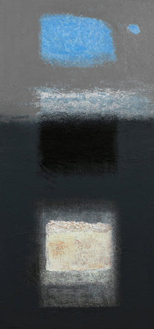 IN GRAY Mar '12, KATSUYOSHI INOKUMA, 2012Acrylic and coffee powder on board113.0 × 52.5 cm