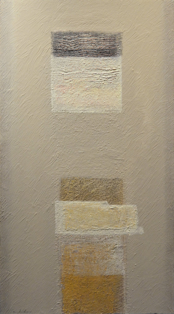 IN BEIGE Sep '16, KATSUYOSHI INOKUMA, 2016Panel, Paper, Acrylic, Coffee Powder90.0 × 50.0cm